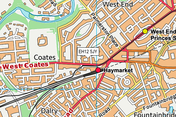 EH12 5JY map - OS VectorMap District (Ordnance Survey) EH12 5JY map - OS VectorMap District (Ordnance Survey)