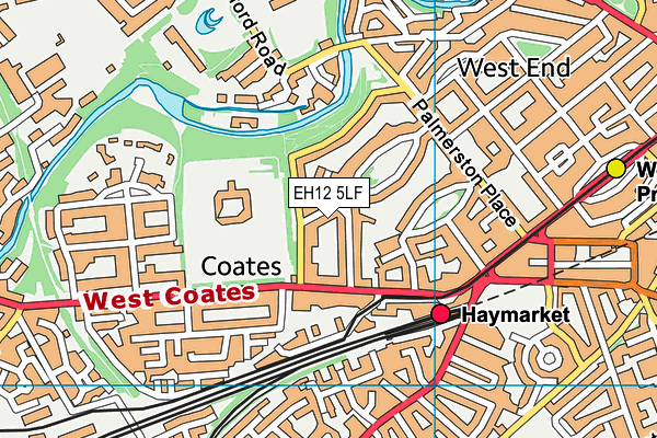 EH12 5LF map - OS VectorMap District (Ordnance Survey) EH12 5LF map - OS VectorMap District (Ordnance Survey)