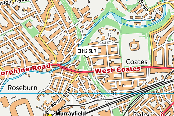 EH12 5LR map - OS VectorMap District (Ordnance Survey) EH12 5LR map - OS VectorMap District (Ordnance Survey)