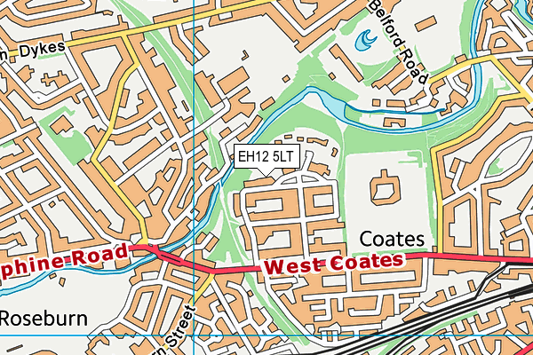 EH12 5LT map - OS VectorMap District (Ordnance Survey) EH12 5LT map - OS VectorMap District (Ordnance Survey)