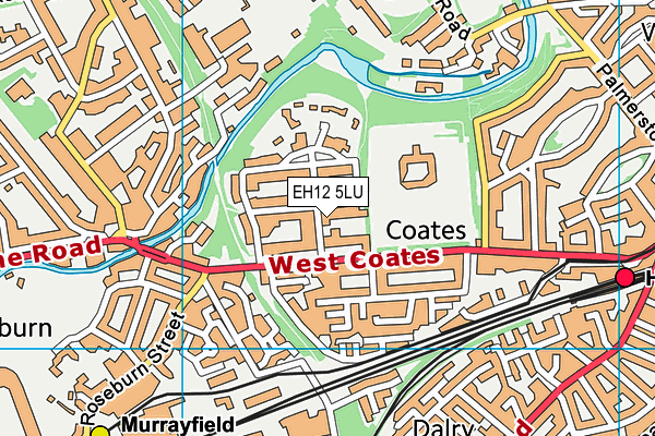 EH12 5LU map - OS VectorMap District (Ordnance Survey) EH12 5LU map - OS VectorMap District (Ordnance Survey)