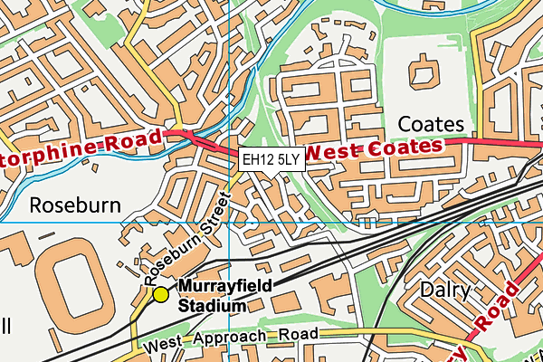 EH12 5LY map - OS VectorMap District (Ordnance Survey) EH12 5LY map - OS VectorMap District (Ordnance Survey)