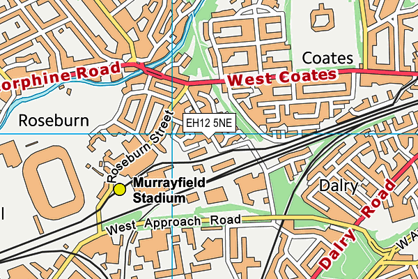 EH12 5NE map - OS VectorMap District (Ordnance Survey) EH12 5NE map - OS VectorMap District (Ordnance Survey)