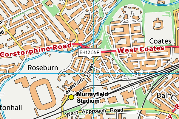 EH12 5NP map - OS VectorMap District (Ordnance Survey) EH12 5NP map - OS VectorMap District (Ordnance Survey)