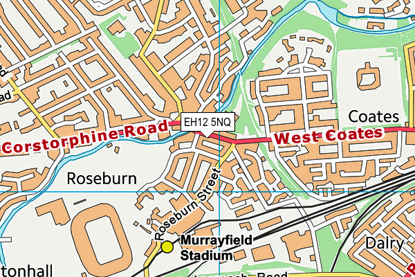 EH12 5NQ map - OS VectorMap District (Ordnance Survey) EH12 5NQ map - OS VectorMap District (Ordnance Survey)