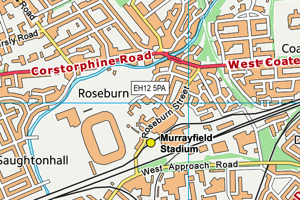 EH12 5PA map - OS VectorMap District (Ordnance Survey) EH12 5PA map - OS VectorMap District (Ordnance Survey)
