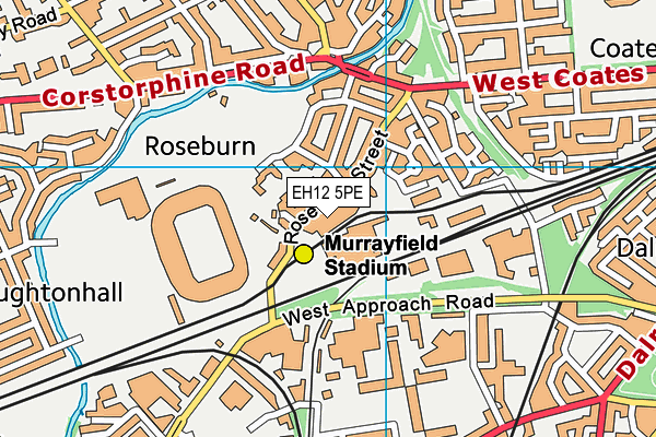 EH12 5PE map - OS VectorMap District (Ordnance Survey) EH12 5PE map - OS VectorMap District (Ordnance Survey)