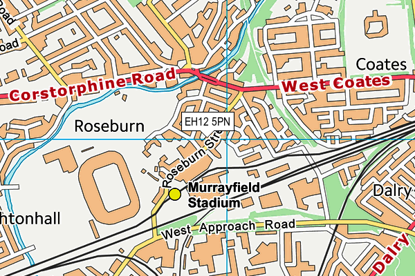 EH12 5PN map - OS VectorMap District (Ordnance Survey) EH12 5PN map - OS VectorMap District (Ordnance Survey)