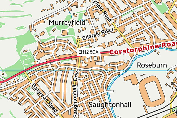 EH12 5QA map - OS VectorMap District (Ordnance Survey) EH12 5QA map - OS VectorMap District (Ordnance Survey)