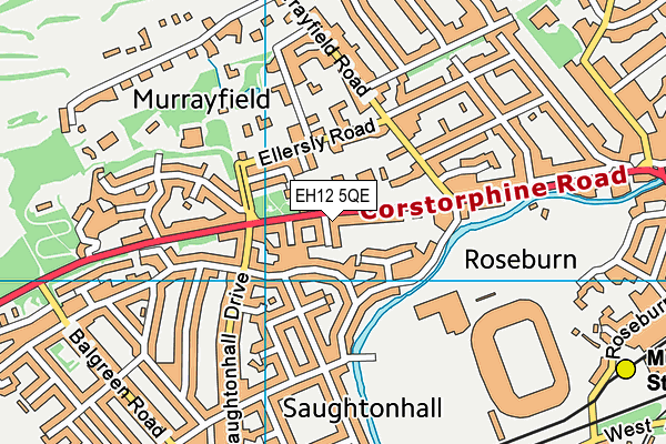 EH12 5QE map - OS VectorMap District (Ordnance Survey) EH12 5QE map - OS VectorMap District (Ordnance Survey)