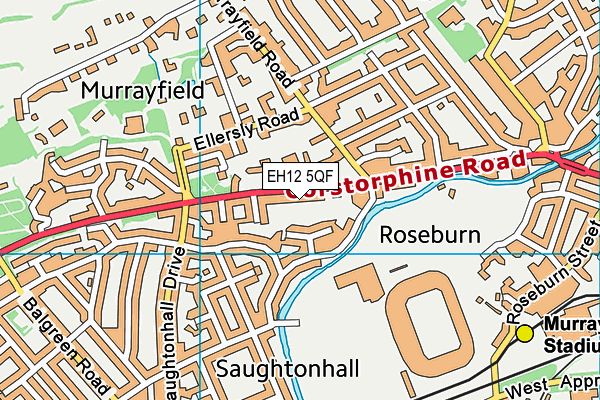 EH12 5QF map - OS VectorMap District (Ordnance Survey) EH12 5QF map - OS VectorMap District (Ordnance Survey)