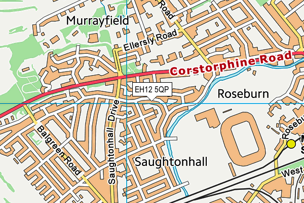 EH12 5QP map - OS VectorMap District (Ordnance Survey) EH12 5QP map - OS VectorMap District (Ordnance Survey)