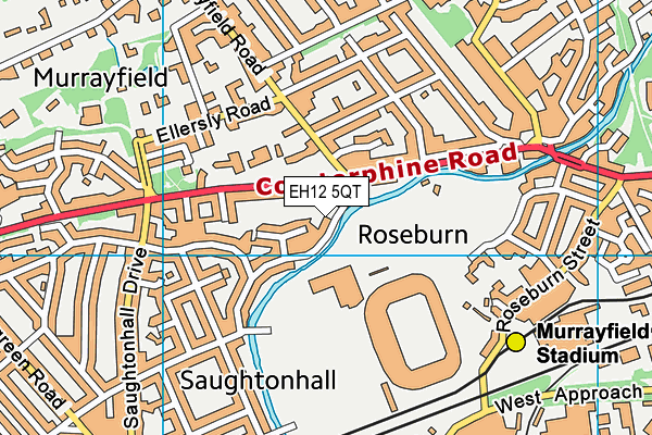 EH12 5QT map - OS VectorMap District (Ordnance Survey) EH12 5QT map - OS VectorMap District (Ordnance Survey)