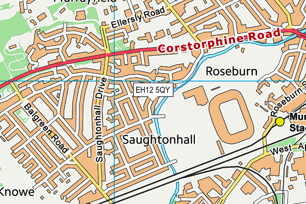 EH12 5QY map - OS VectorMap District (Ordnance Survey) EH12 5QY map - OS VectorMap District (Ordnance Survey)