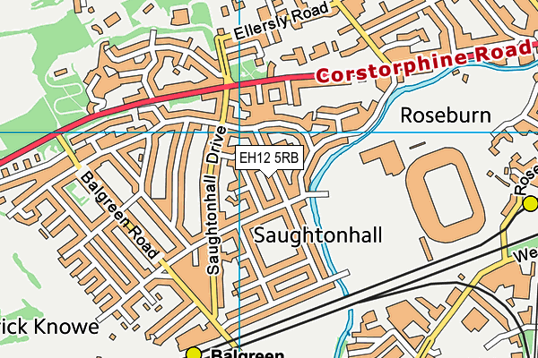 EH12 5RB map - OS VectorMap District (Ordnance Survey) EH12 5RB map - OS VectorMap District (Ordnance Survey)