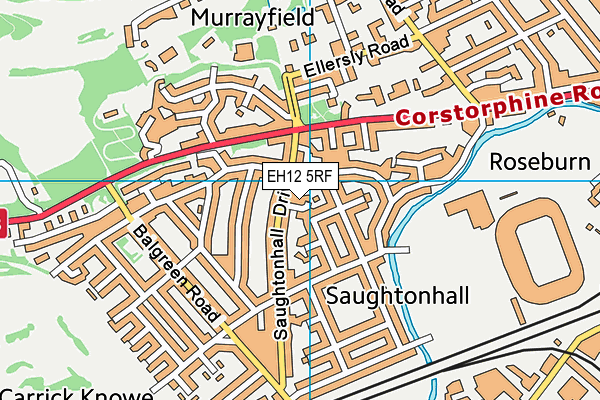 EH12 5RF map - OS VectorMap District (Ordnance Survey) EH12 5RF map - OS VectorMap District (Ordnance Survey)