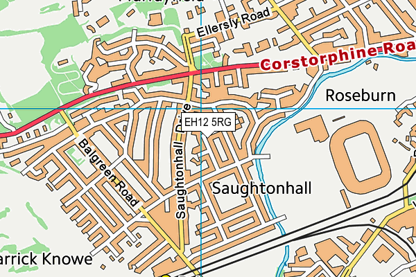 EH12 5RG map - OS VectorMap District (Ordnance Survey) EH12 5RG map - OS VectorMap District (Ordnance Survey)