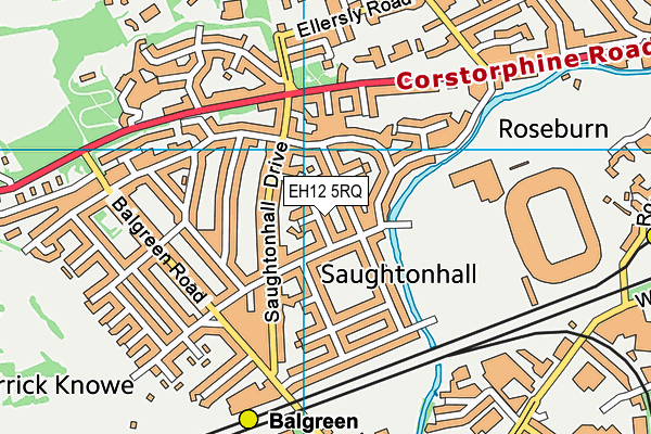 EH12 5RQ map - OS VectorMap District (Ordnance Survey) EH12 5RQ map - OS VectorMap District (Ordnance Survey)