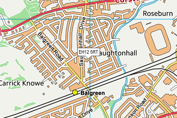 EH12 5RT map - OS VectorMap District (Ordnance Survey) EH12 5RT map - OS VectorMap District (Ordnance Survey)