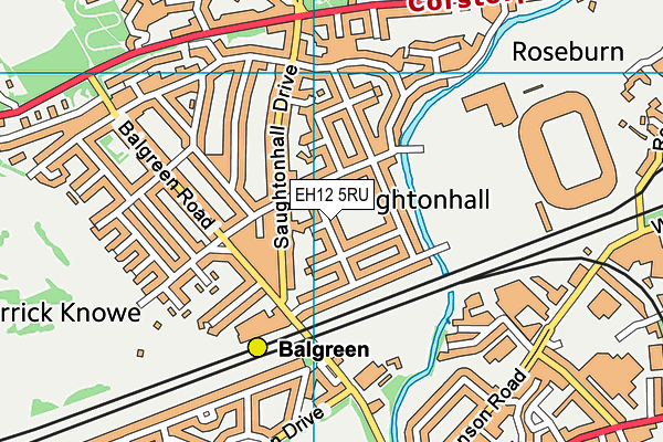 EH12 5RU map - OS VectorMap District (Ordnance Survey) EH12 5RU map - OS VectorMap District (Ordnance Survey)