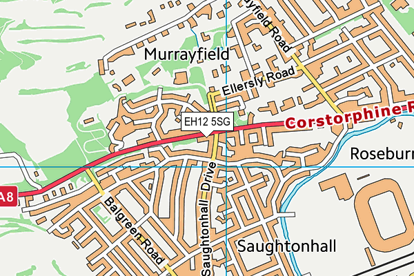 EH12 5SG map - OS VectorMap District (Ordnance Survey) EH12 5SG map - OS VectorMap District (Ordnance Survey)