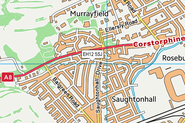 EH12 5SJ map - OS VectorMap District (Ordnance Survey) EH12 5SJ map - OS VectorMap District (Ordnance Survey)