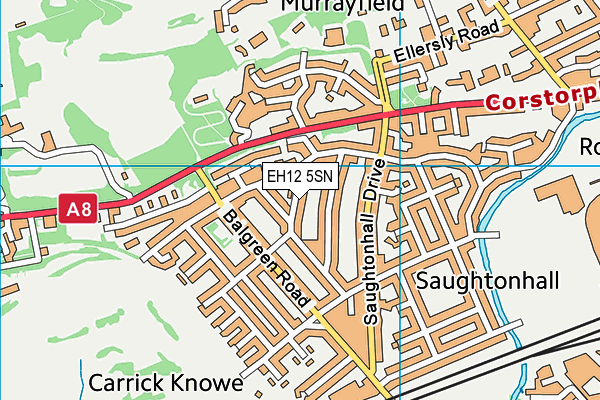 EH12 5SN map - OS VectorMap District (Ordnance Survey) EH12 5SN map - OS VectorMap District (Ordnance Survey)