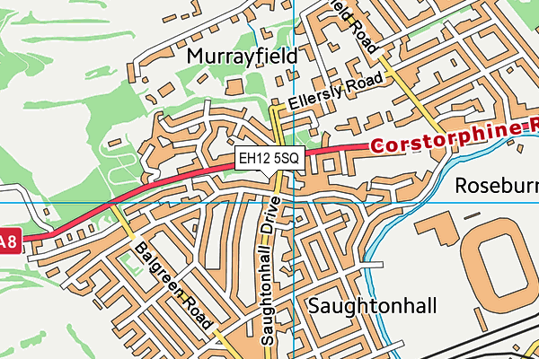 EH12 5SQ map - OS VectorMap District (Ordnance Survey) EH12 5SQ map - OS VectorMap District (Ordnance Survey)
