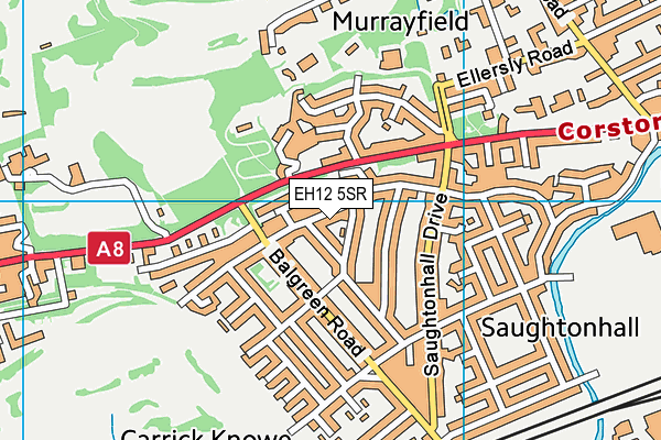 EH12 5SR map - OS VectorMap District (Ordnance Survey) EH12 5SR map - OS VectorMap District (Ordnance Survey)
