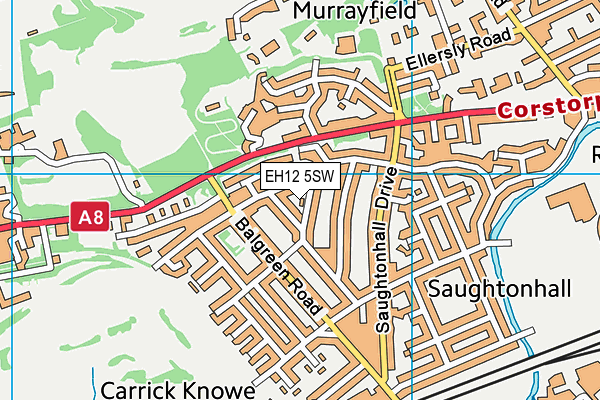 EH12 5SW map - OS VectorMap District (Ordnance Survey) EH12 5SW map - OS VectorMap District (Ordnance Survey)