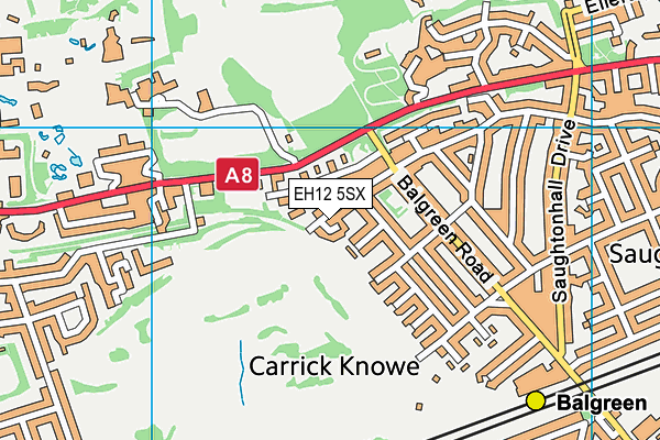 EH12 5SX map - OS VectorMap District (Ordnance Survey) EH12 5SX map - OS VectorMap District (Ordnance Survey)