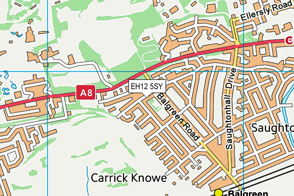EH12 5SY map - OS VectorMap District (Ordnance Survey) EH12 5SY map - OS VectorMap District (Ordnance Survey)