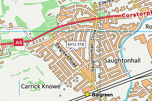 EH12 5TB map - OS VectorMap District (Ordnance Survey) EH12 5TB map - OS VectorMap District (Ordnance Survey)