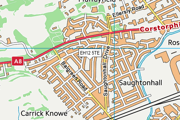 EH12 5TE map - OS VectorMap District (Ordnance Survey) EH12 5TE map - OS VectorMap District (Ordnance Survey)