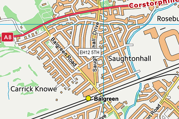 EH12 5TH map - OS VectorMap District (Ordnance Survey) EH12 5TH map - OS VectorMap District (Ordnance Survey)