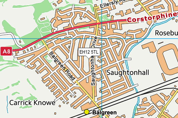 EH12 5TL map - OS VectorMap District (Ordnance Survey) EH12 5TL map - OS VectorMap District (Ordnance Survey)