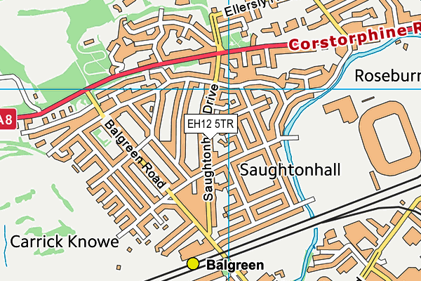 EH12 5TR map - OS VectorMap District (Ordnance Survey) EH12 5TR map - OS VectorMap District (Ordnance Survey)