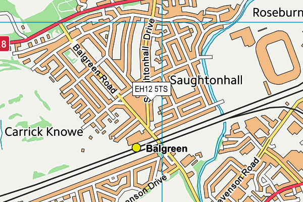 EH12 5TS map - OS VectorMap District (Ordnance Survey) EH12 5TS map - OS VectorMap District (Ordnance Survey)