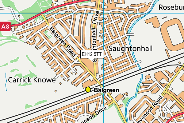 EH12 5TT map - OS VectorMap District (Ordnance Survey) EH12 5TT map - OS VectorMap District (Ordnance Survey)