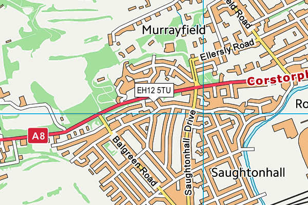 EH12 5TU map - OS VectorMap District (Ordnance Survey) EH12 5TU map - OS VectorMap District (Ordnance Survey)