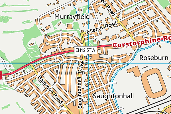EH12 5TW map - OS VectorMap District (Ordnance Survey) EH12 5TW map - OS VectorMap District (Ordnance Survey)