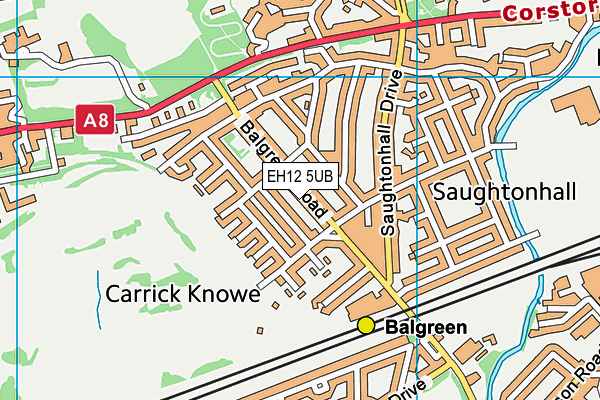 EH12 5UB map - OS VectorMap District (Ordnance Survey) EH12 5UB map - OS VectorMap District (Ordnance Survey)