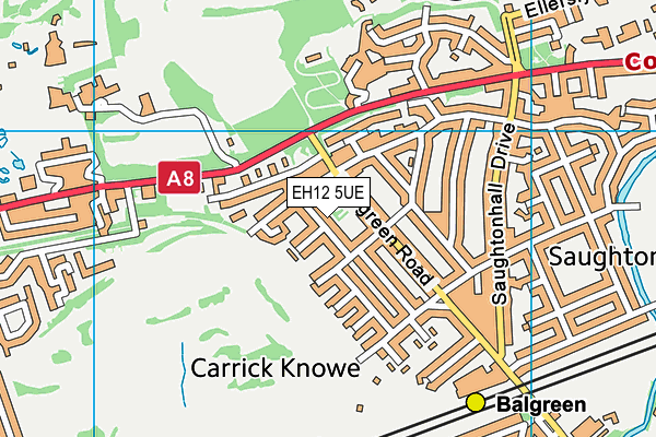EH12 5UE map - OS VectorMap District (Ordnance Survey) EH12 5UE map - OS VectorMap District (Ordnance Survey)