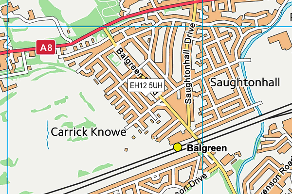 EH12 5UH map - OS VectorMap District (Ordnance Survey) EH12 5UH map - OS VectorMap District (Ordnance Survey)