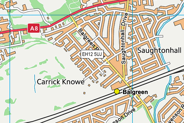 EH12 5UJ map - OS VectorMap District (Ordnance Survey) EH12 5UJ map - OS VectorMap District (Ordnance Survey)