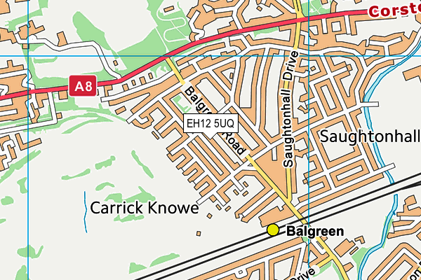EH12 5UQ map - OS VectorMap District (Ordnance Survey) EH12 5UQ map - OS VectorMap District (Ordnance Survey)