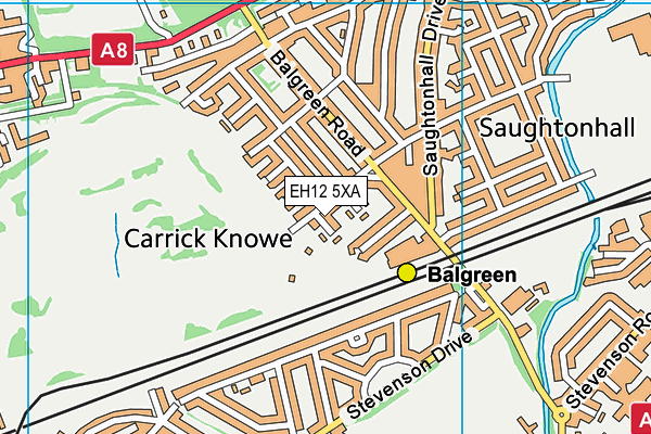 EH12 5XA map - OS VectorMap District (Ordnance Survey) EH12 5XA map - OS VectorMap District (Ordnance Survey)