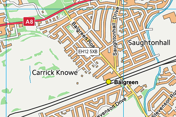 EH12 5XB map - OS VectorMap District (Ordnance Survey) EH12 5XB map - OS VectorMap District (Ordnance Survey)