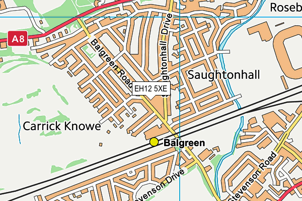 EH12 5XE map - OS VectorMap District (Ordnance Survey) EH12 5XE map - OS VectorMap District (Ordnance Survey)