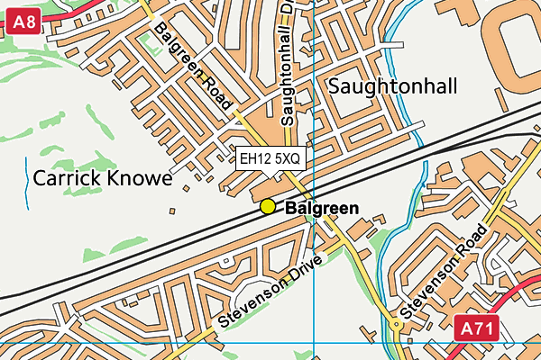EH12 5XQ map - OS VectorMap District (Ordnance Survey) EH12 5XQ map - OS VectorMap District (Ordnance Survey)